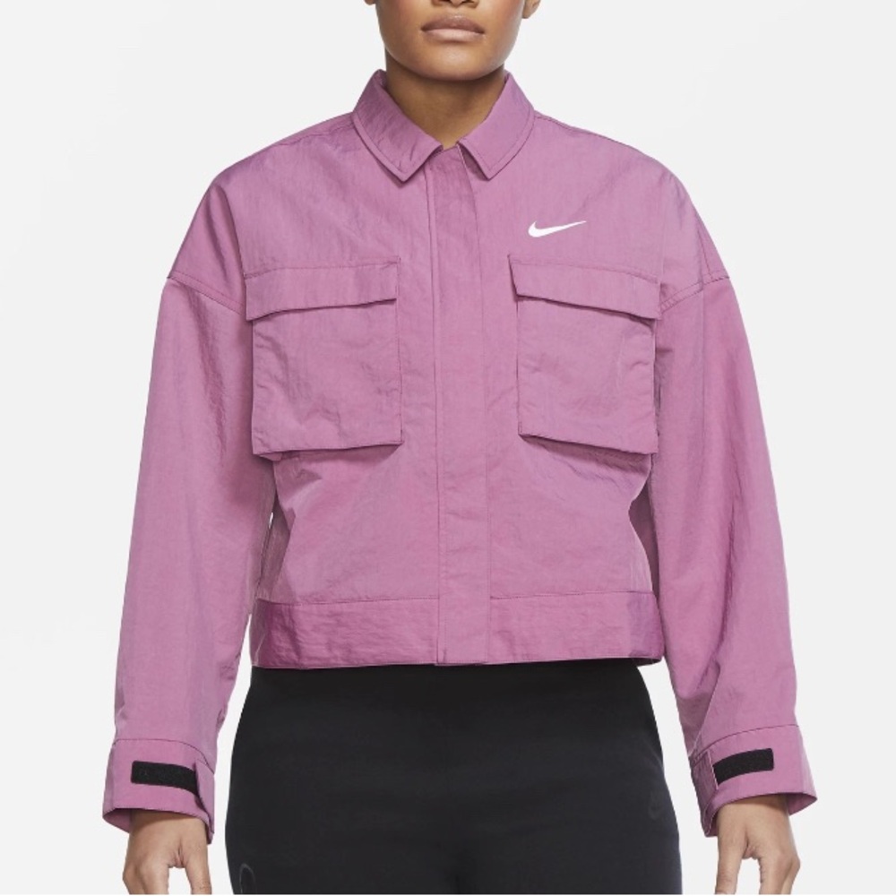 Nike Sportswear Women's Essential Woven Jacket Purple • XL • DM6243 • NWT 140$
